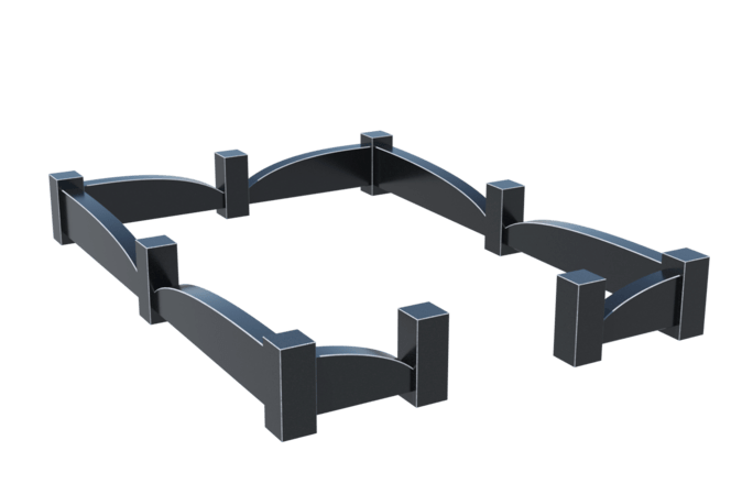Цоколи на могилу в Улан‑Удэ | Цоколь на могилу №0038