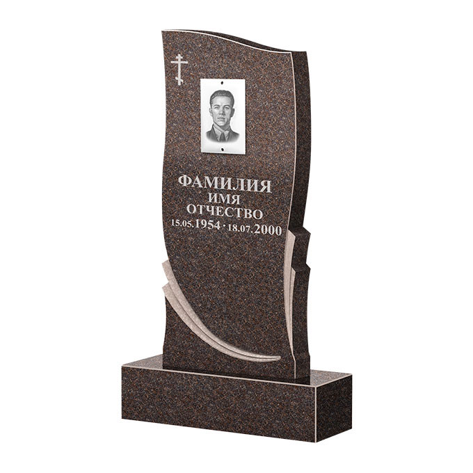 Гранитные памятники в Улан‑Удэ | Памятник из гранита Елизовский ФГЦ-044