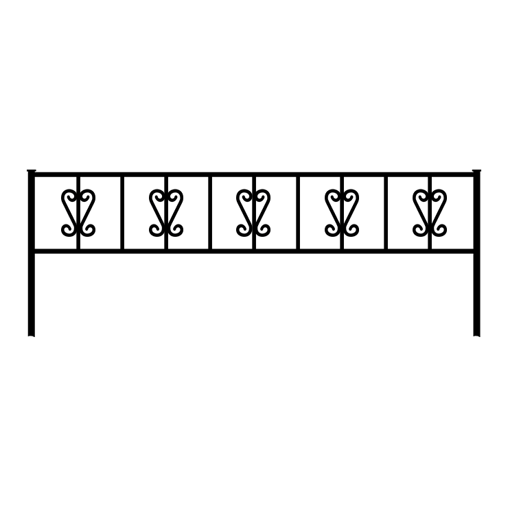 Металлические оградки, столы, скамейки в Улан‑Удэ | Оградка №8