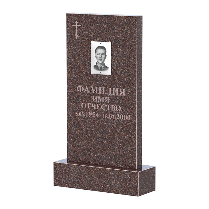 Памятники из цветного гранита в Улан‑Удэ | Памятник из гранита Елизовский прямой