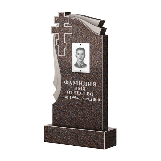 Гранитные памятники в Улан‑Удэ | Памятник из гранита Елизовский ФГЦ-081