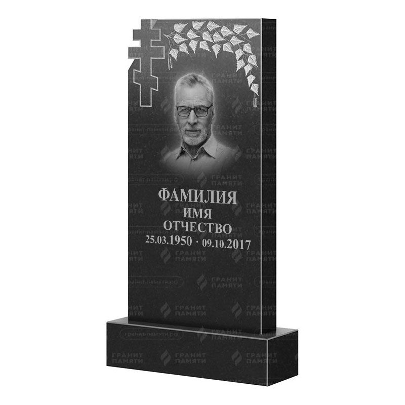 Памятники из гранита с деревом в Улан‑Удэ | Гранитный памятник ФГ-202