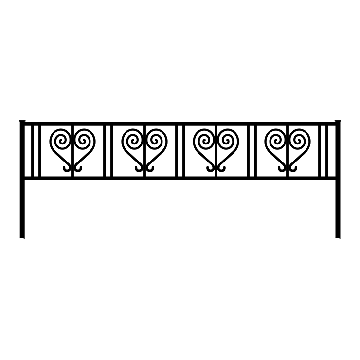 Кованые изделия в Улан‑Удэ | Кованая оградка ОГ.005