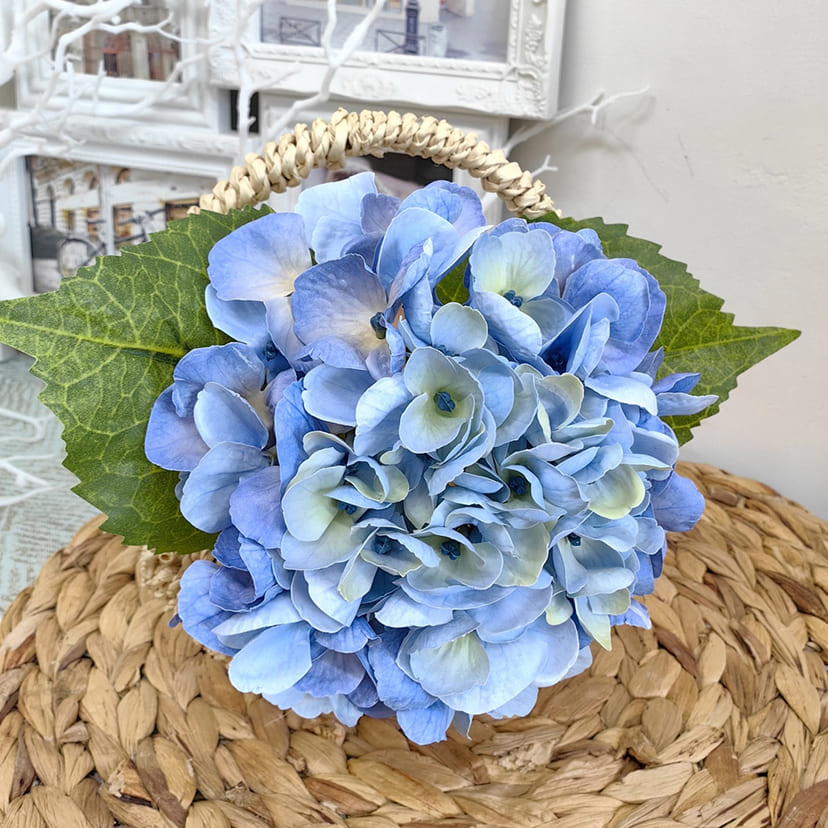 Искусственные цветы в Улан‑Удэ | Цветок искусственный «Гортензия», голубая, одиночный