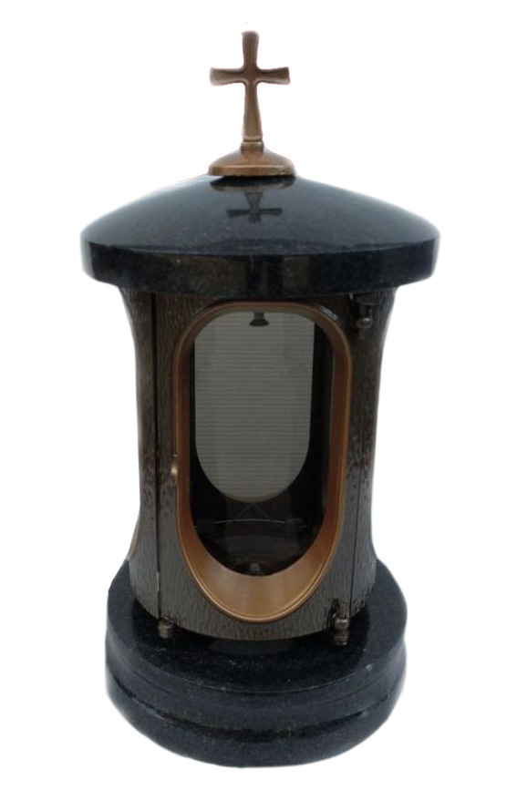 Лампадки из камня на могилу в Улан‑Удэ | Лампадка из гранита Габбро