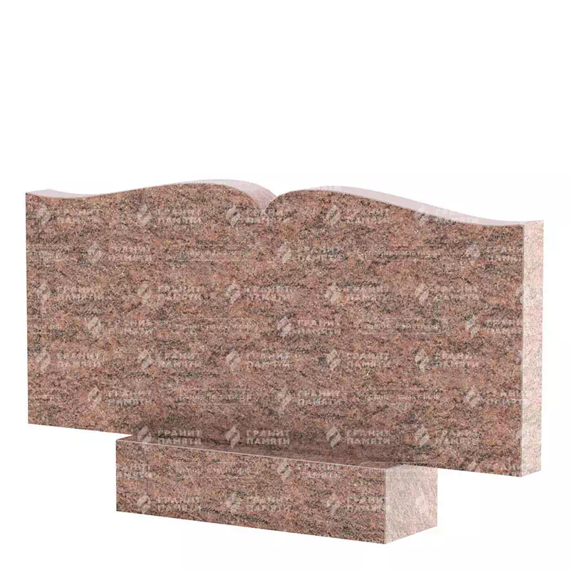 Памятники из цветного гранита | Двойной памятник из гранита Винга, ФГЦ-259