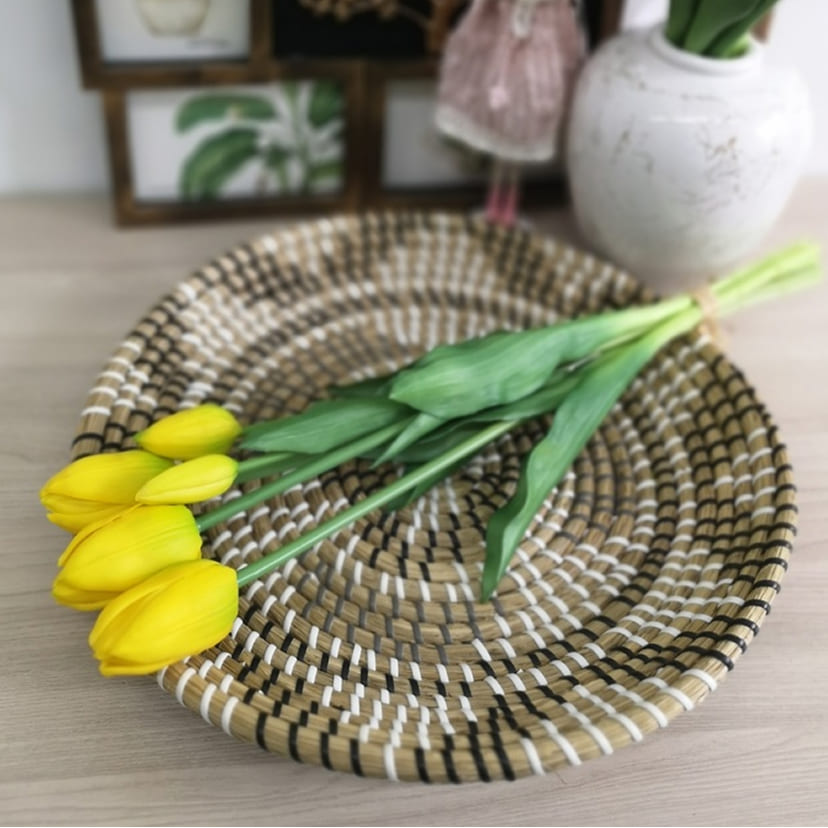 Искусственные цветы в Улан‑Удэ | Цветы искусственные «Тюльпаны, бутоны», желтые, букет