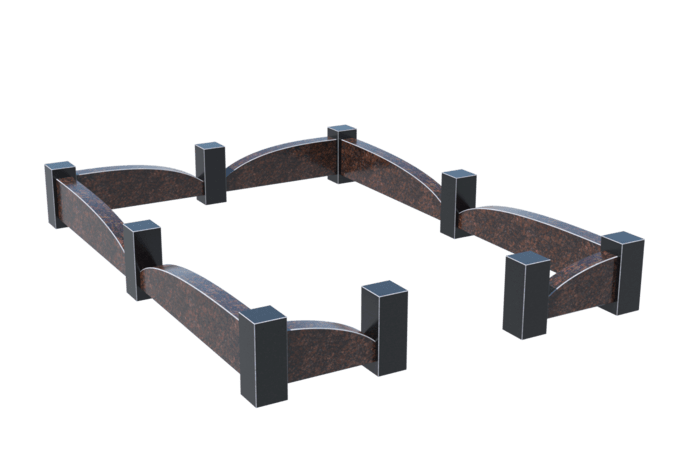 Цоколи на могилу в Улан‑Удэ | Цоколь на могилу №0042