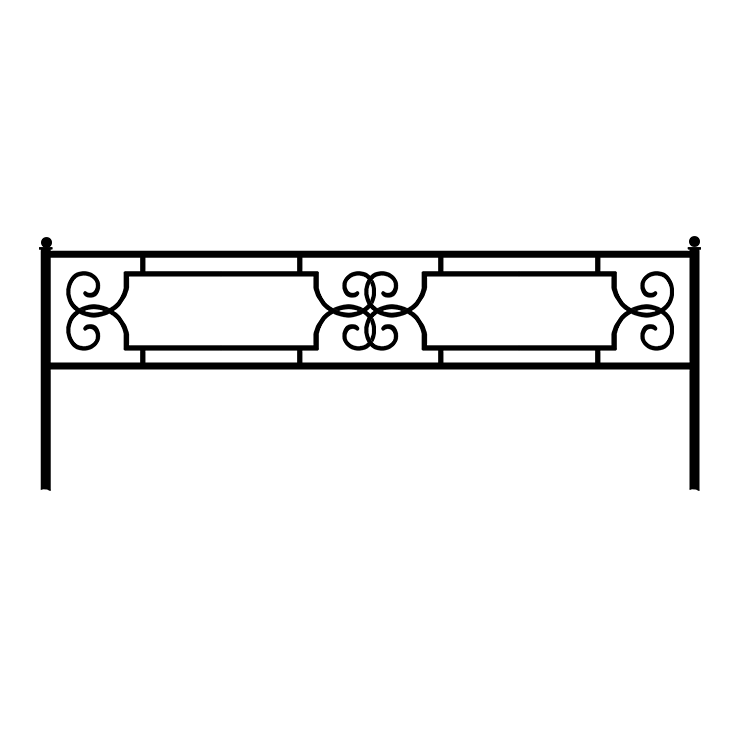 Кованые изделия в Улан‑Удэ | Кованая оградка ОГ.004