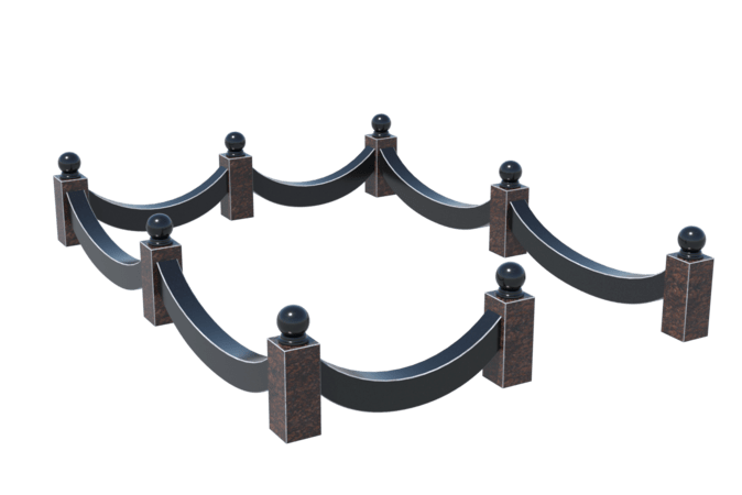 Цоколи на могилу в Улан‑Удэ | Цоколь на могилу №0026