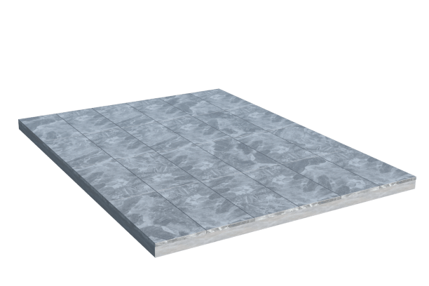 Площадки на могилу в Улан‑Удэ | Площадка с мраморной облицовкой