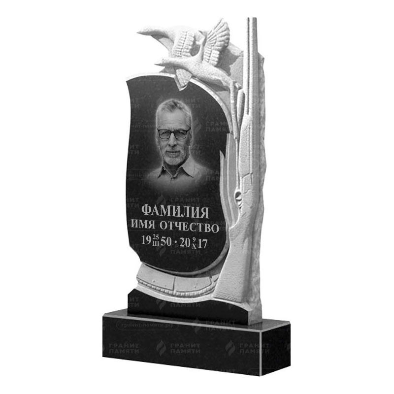 Памятники из гранита резные в Улан‑Удэ | Гранитный памятник ФГ-122