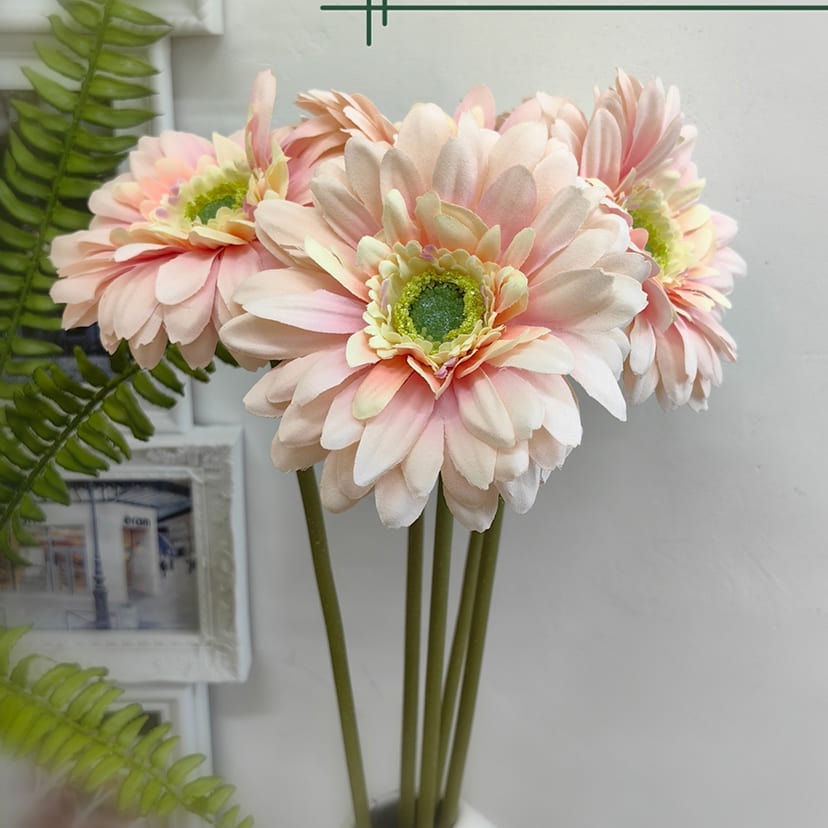 Искусственные цветы в Улан‑Удэ | Цветок искусственный «Гербера», молочно-розовая, одиночный