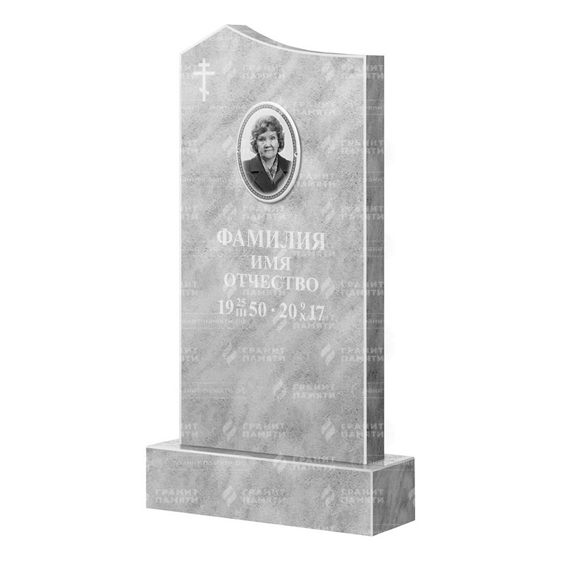 Бюджетные памятники в Улан‑Удэ | Мраморный памятник ФМ-008