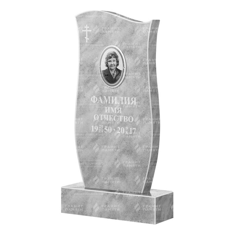 Бюджетные памятники в Улан‑Удэ | Мраморный памятник ФМ-033