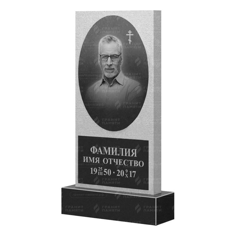 Памятники из гранита вертикальные в Улан‑Удэ | Гранитный памятник ФГ-166