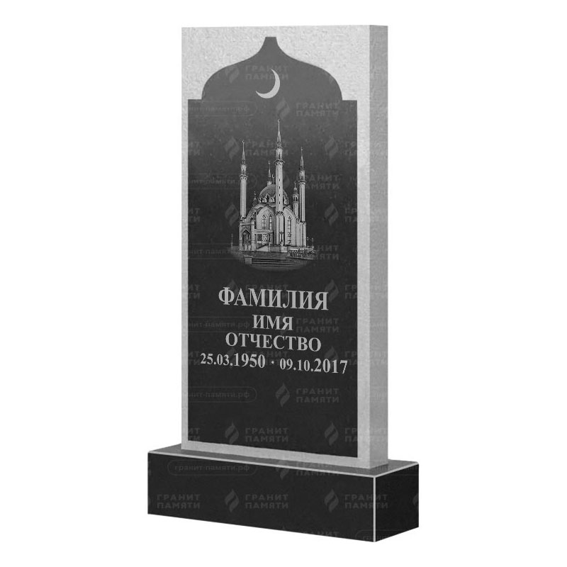 Мусульманские памятники на могилу в Улан‑Удэ | Гранитный памятник ФГ-167