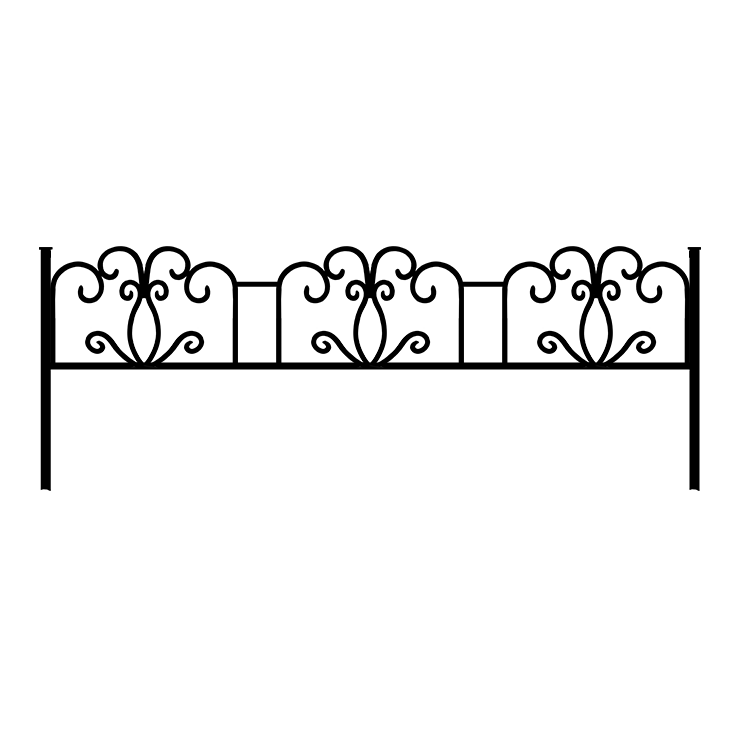 Металлические оградки, столы, скамейки в Улан‑Удэ | Оградка №4