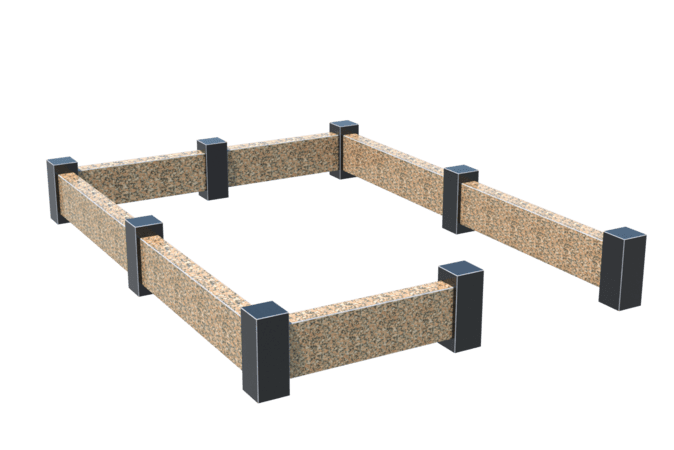 Цоколи на могилу в Улан‑Удэ | Цоколь на могилу №0037