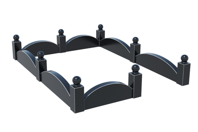 Цоколи на могилу в Улан‑Удэ | Цоколь на могилу №0002