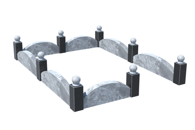 Цоколи на могилу в Улан‑Удэ | Цоколь на могилу №0003