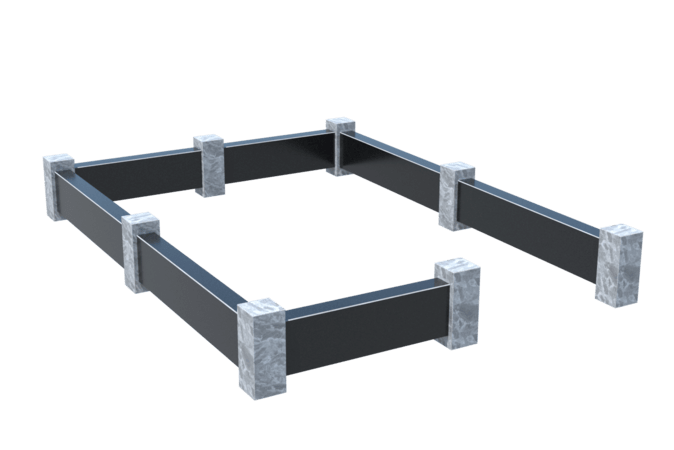 Цоколи на могилу в Улан‑Удэ | Цоколь на могилу №0032