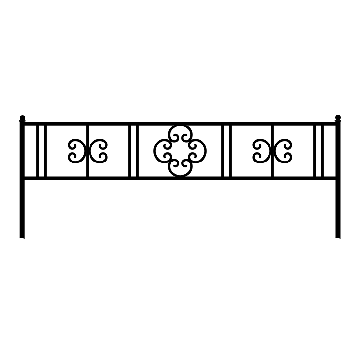 Кованые изделия в Улан‑Удэ | Кованая оградка ОГ.006