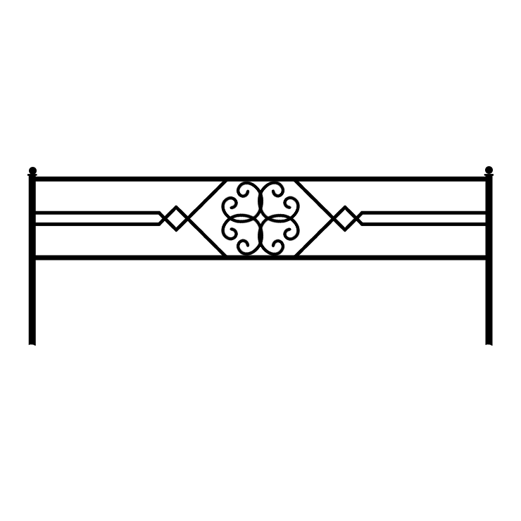 Кованые изделия в Улан‑Удэ | Кованая оградка ОГ.003