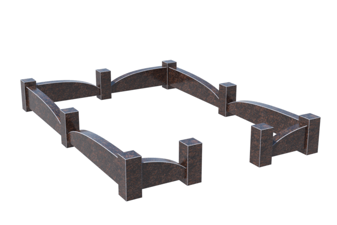 Цоколи на могилу в Улан‑Удэ | Цоколь на могилу №0043