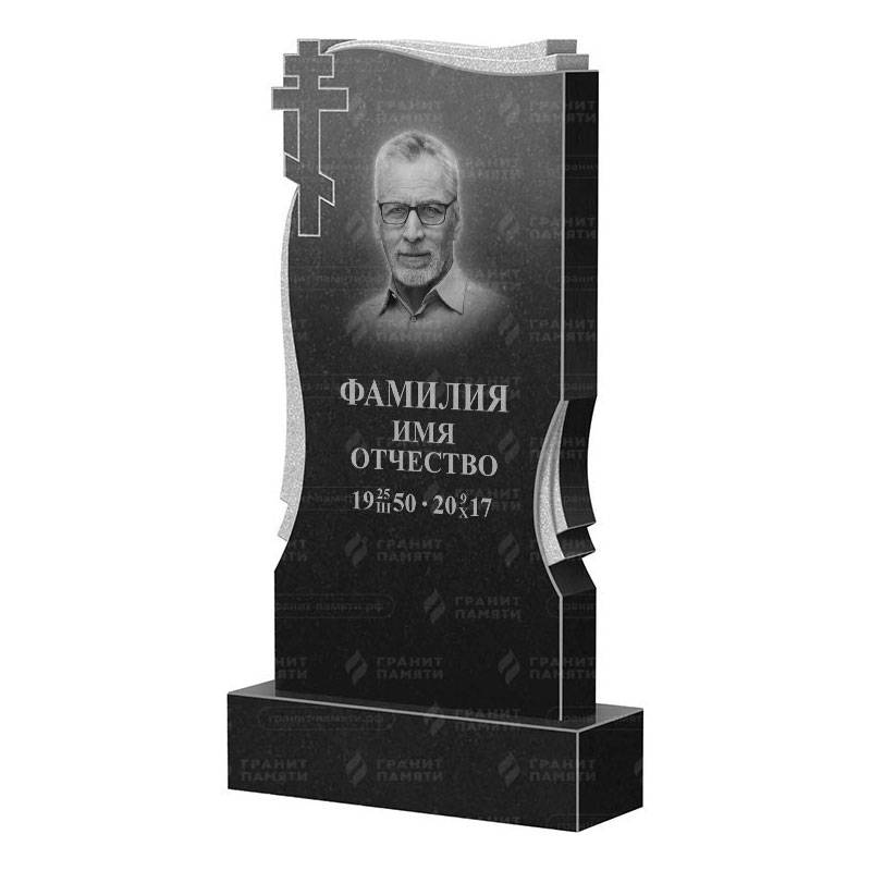 Памятники из гранита вертикальные в Улан‑Удэ | Гранитный памятник ФГ-185